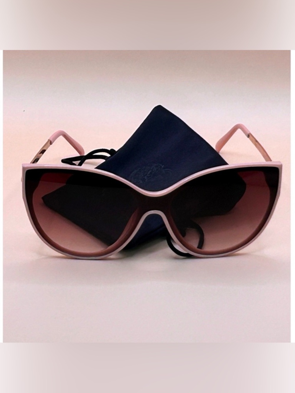 Vince Camuto Womens Cat Eye Shield Sunglasses Pink/Brown Gradient Lens